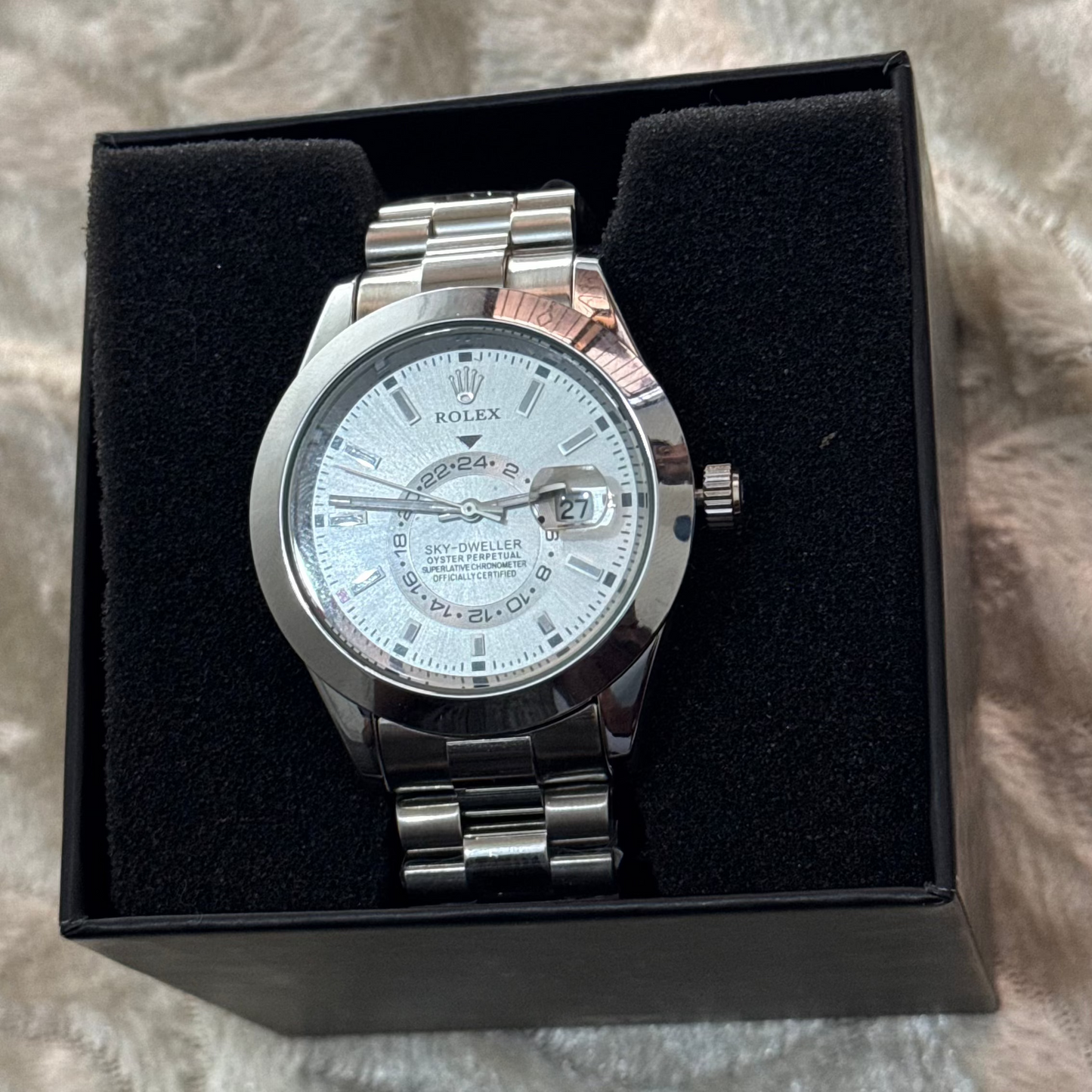 Rolex SKY-DWELLER Date White