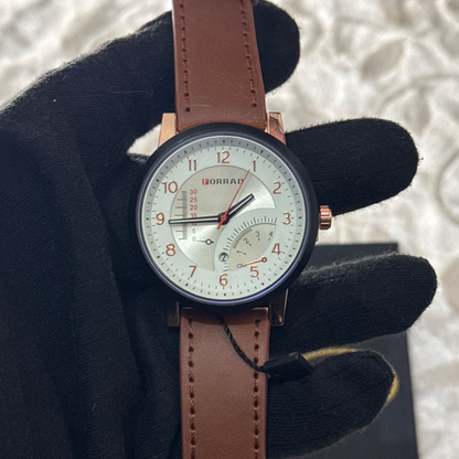 Forrad White Date Brown Strap